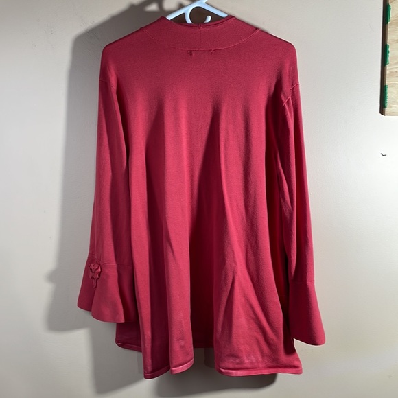 Alfani open sweater with bow detailing on sleeves - Picture 6 of 6